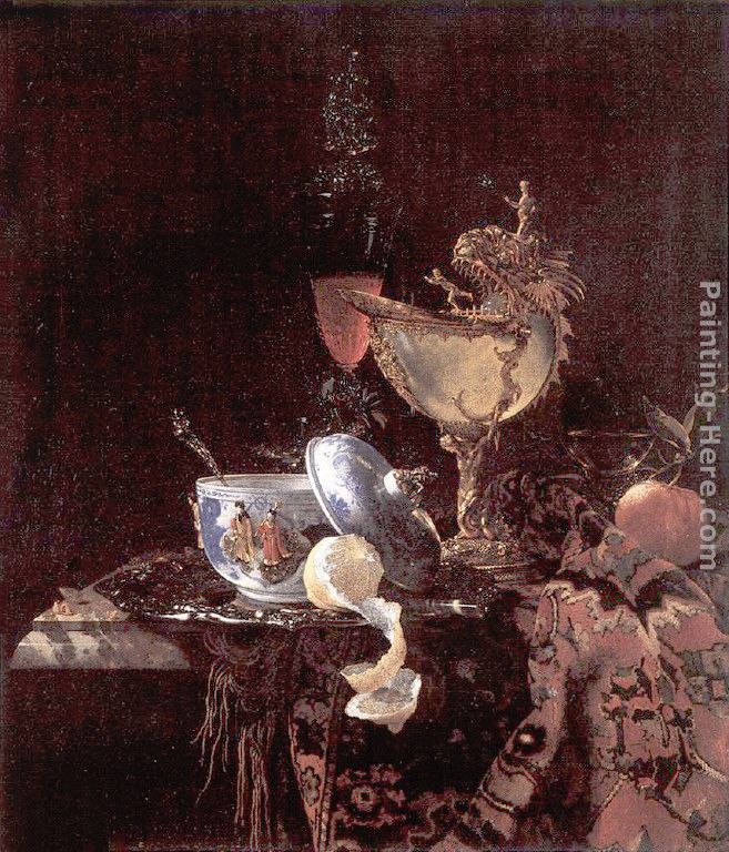 Still Life with Nautilus Cup painting - Willem Kalf Still Life with Nautilus Cup art painting
